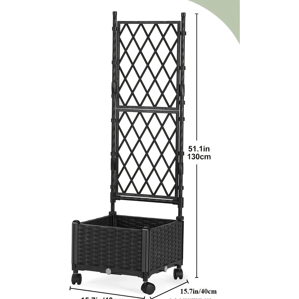 Self-Watering Trellis Planter Box