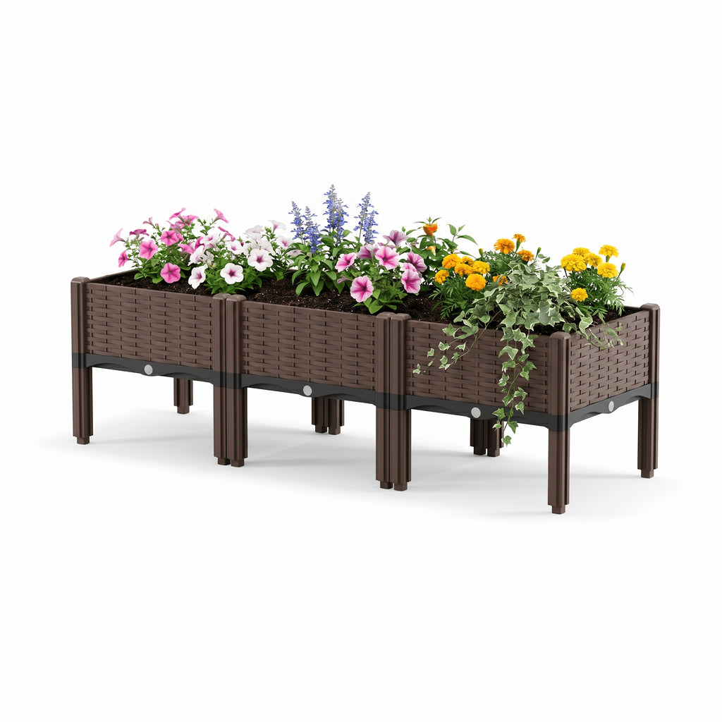 Elevated Raised Garden Bed Planter Box