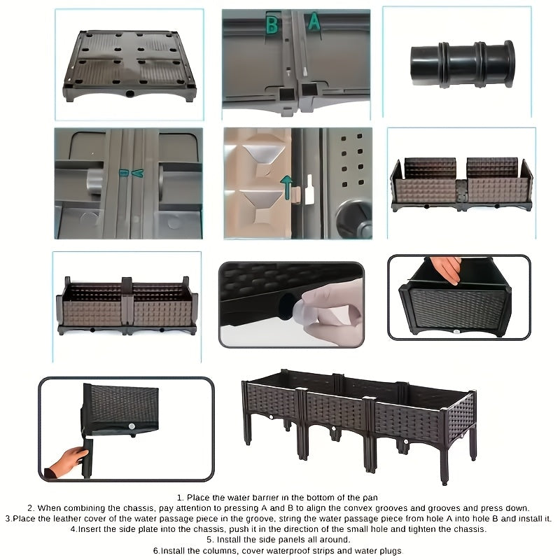 Elevated Raised Garden Bed Planter Box