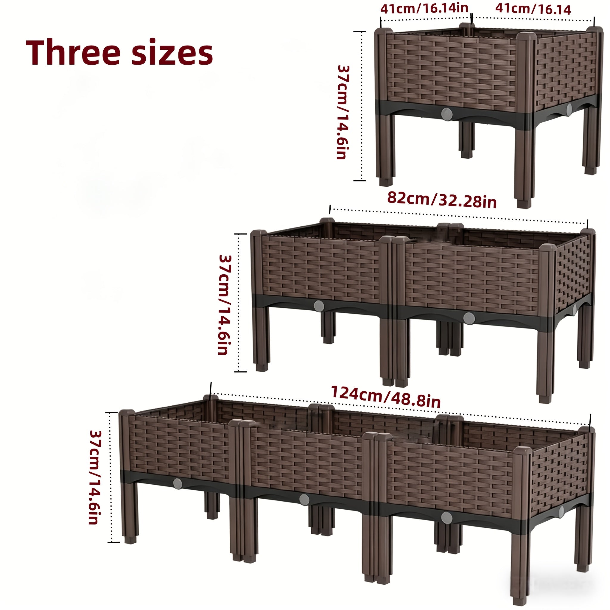 Elevated Raised Garden Bed Planter Box