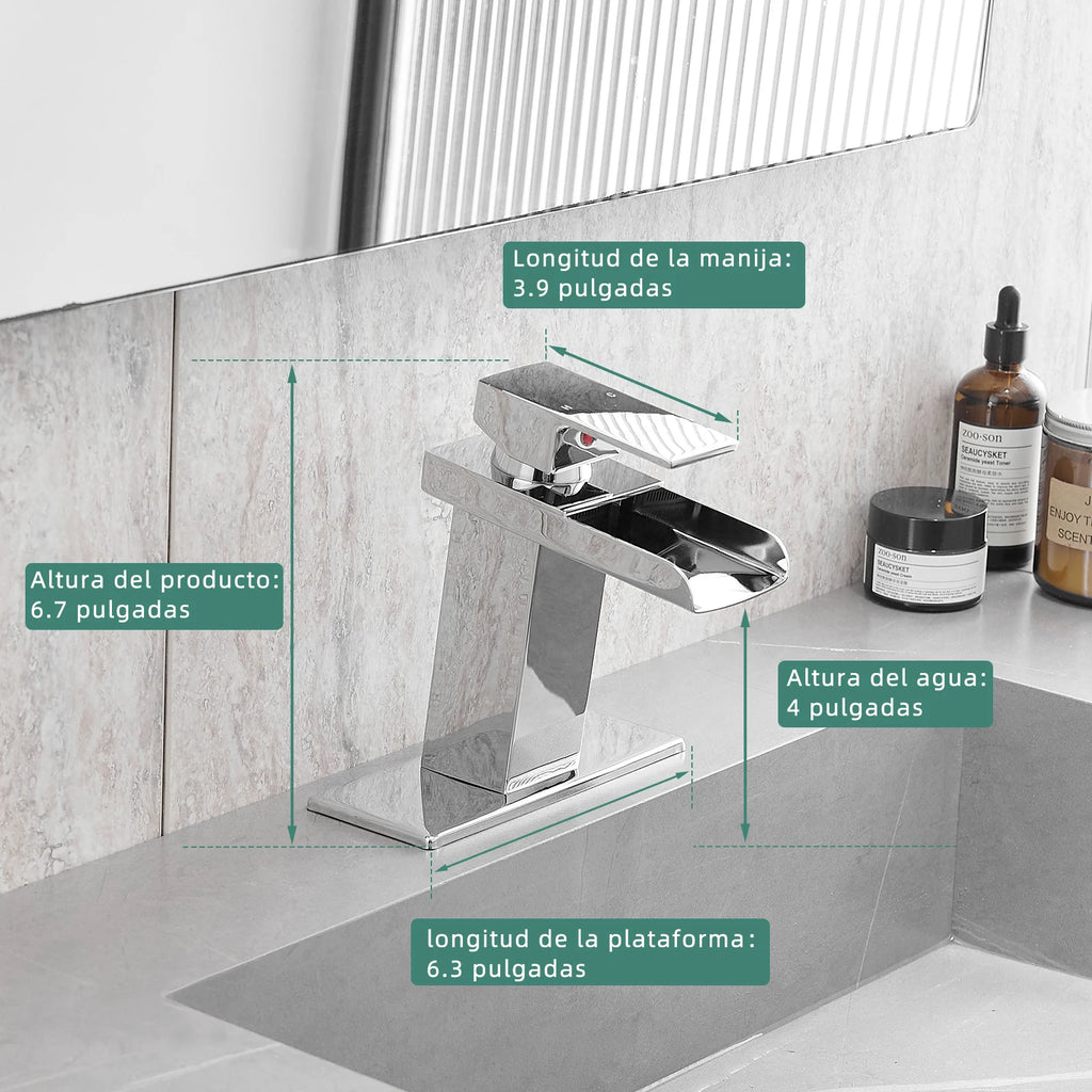 Waterfall Bathroom Basin Faucet
