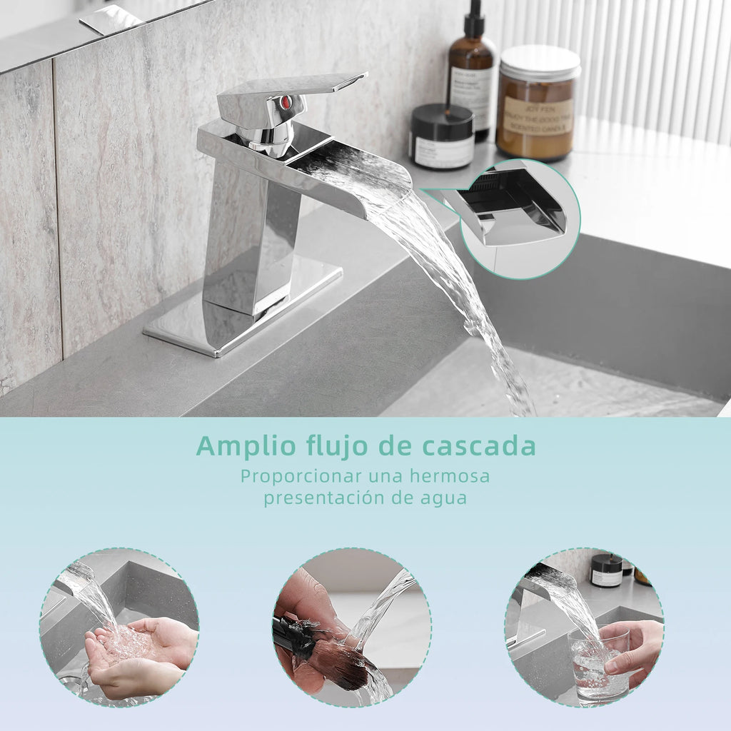 Waterfall Bathroom Basin Faucet