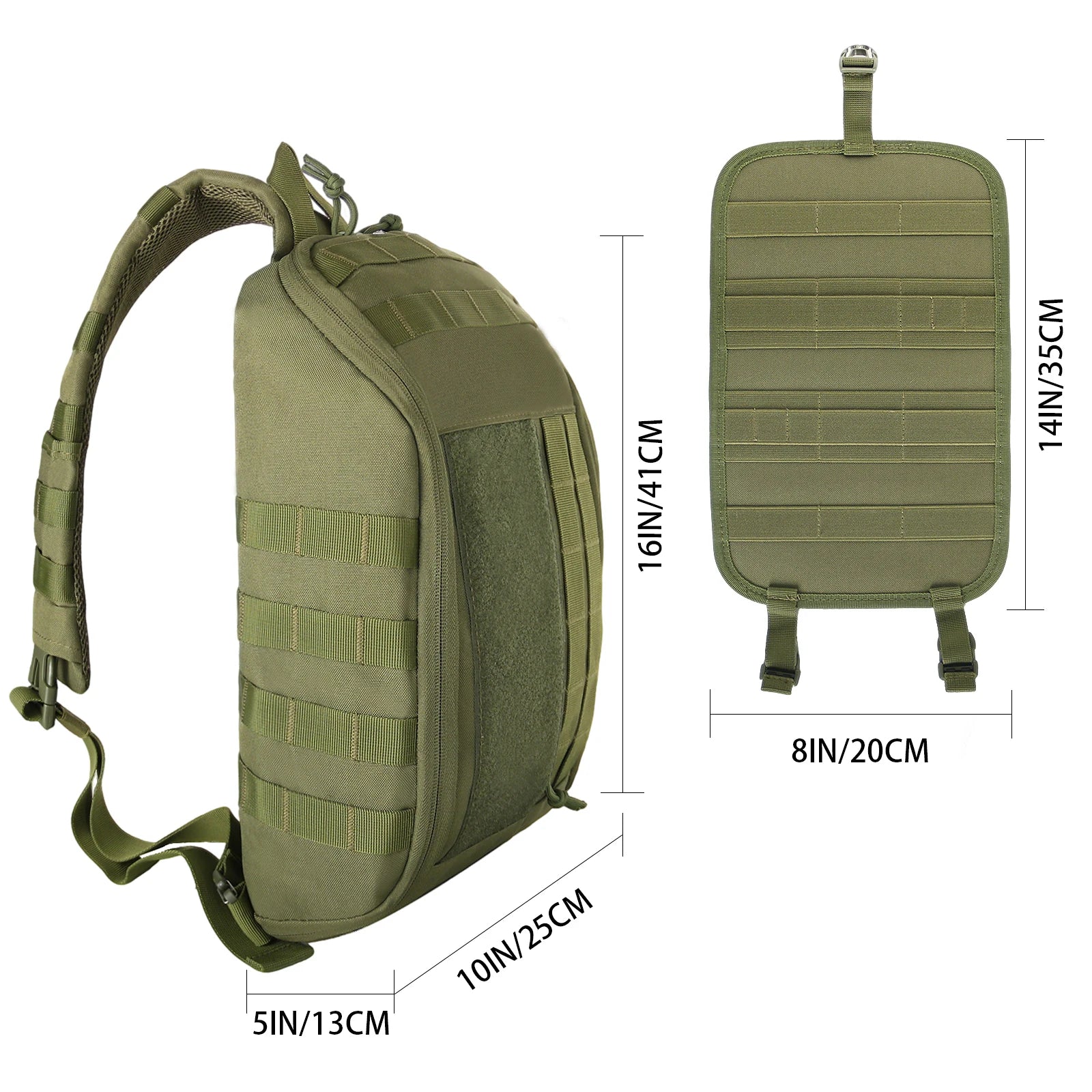Tactical Waterproof Sling Shoulder Bag