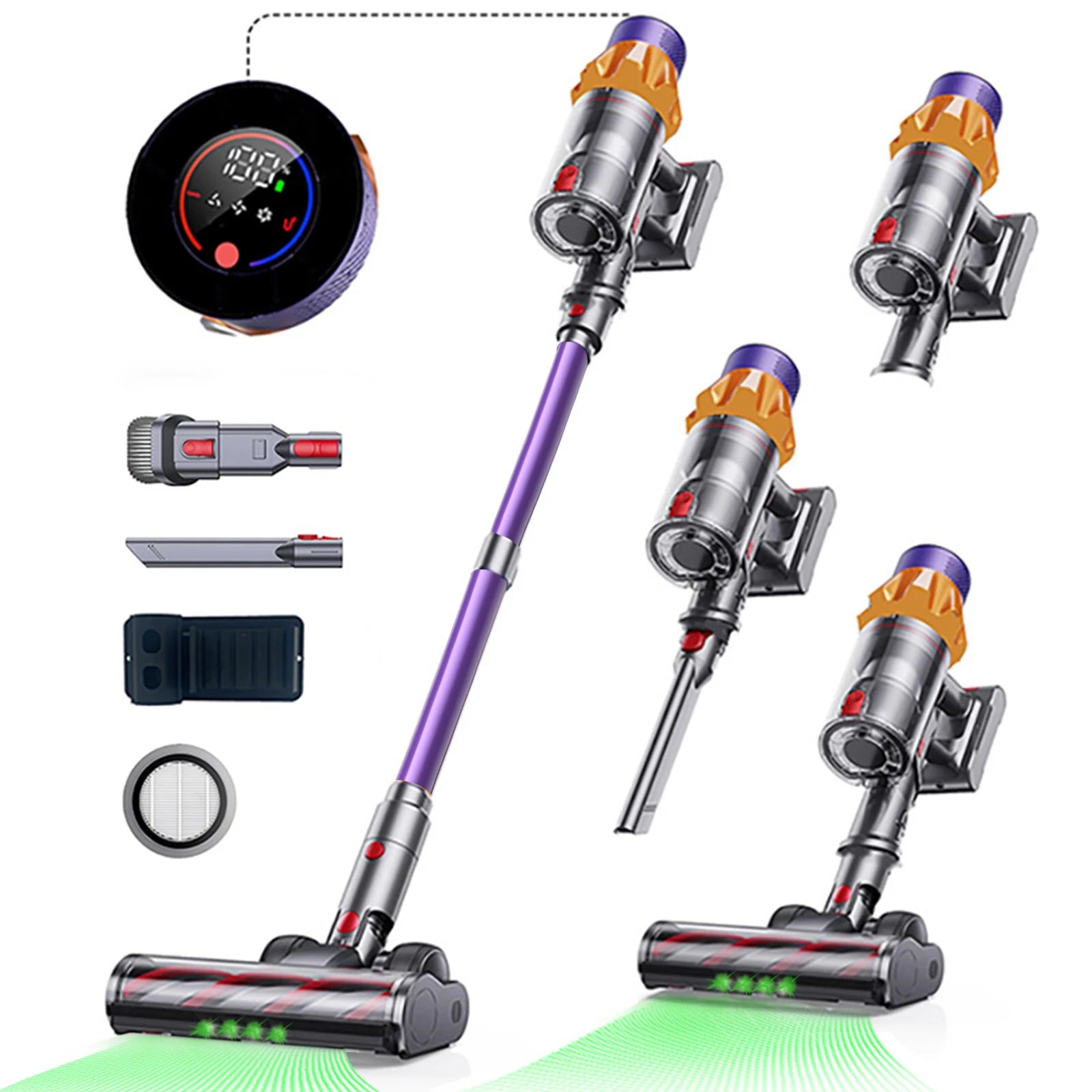 Cordless Stick Vacuum Cleaner 550W
