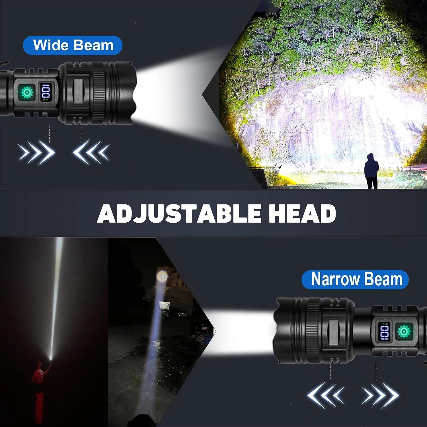 Rechargeable LED Tactical Flashlight