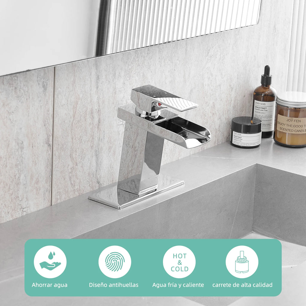 Waterfall Bathroom Basin Faucet