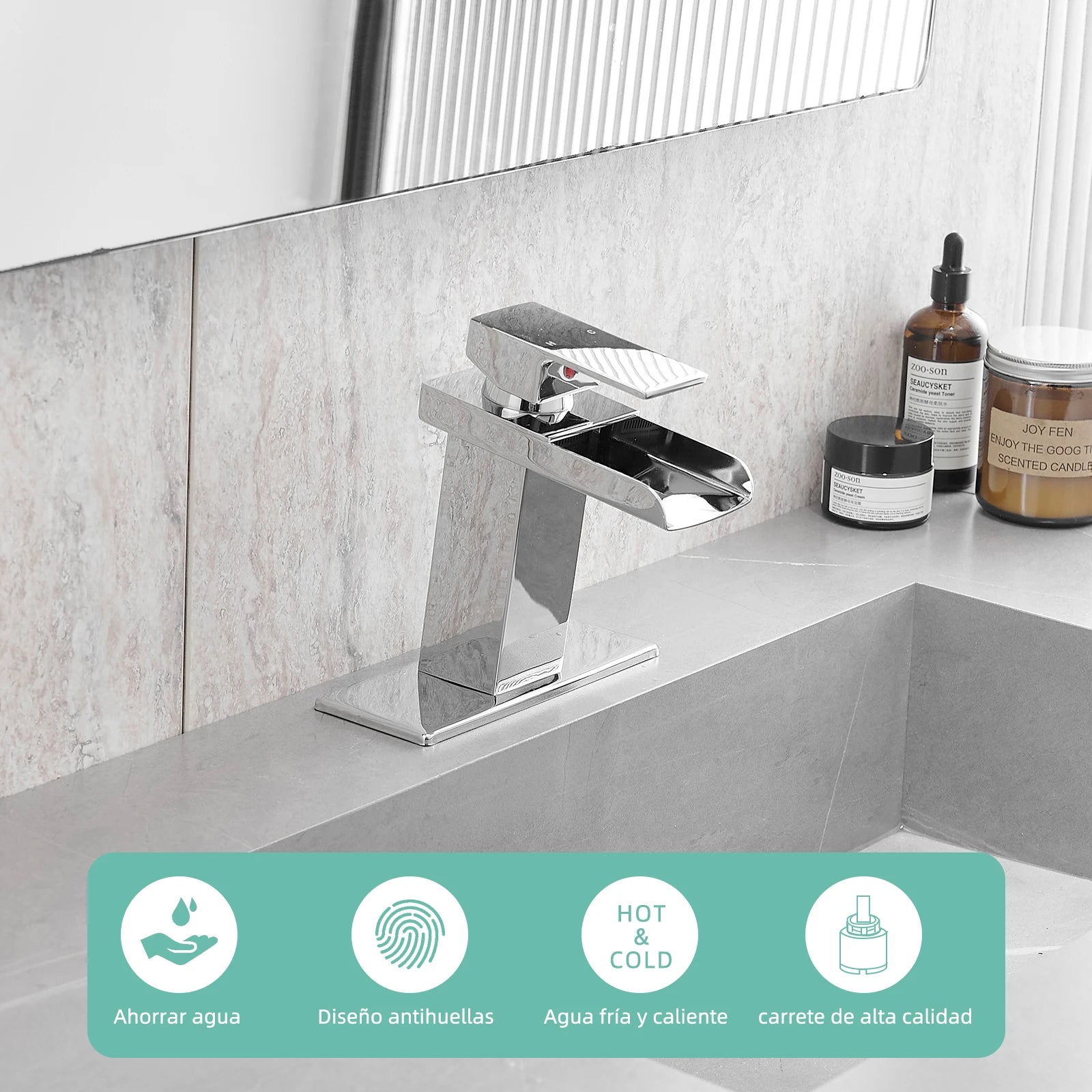 Waterfall Bathroom Basin Faucet