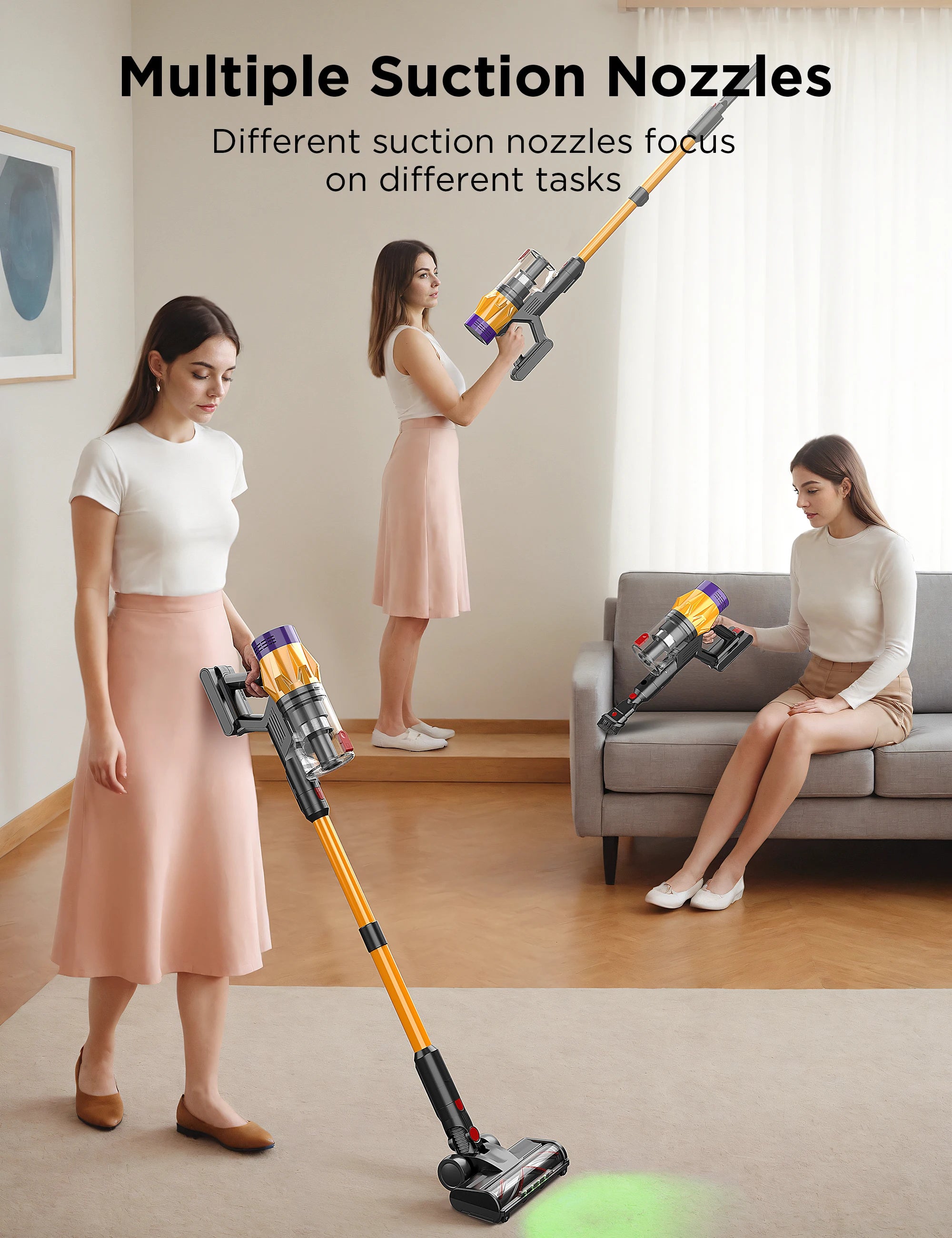 Cordless Stick Vacuum Cleaner 550W
