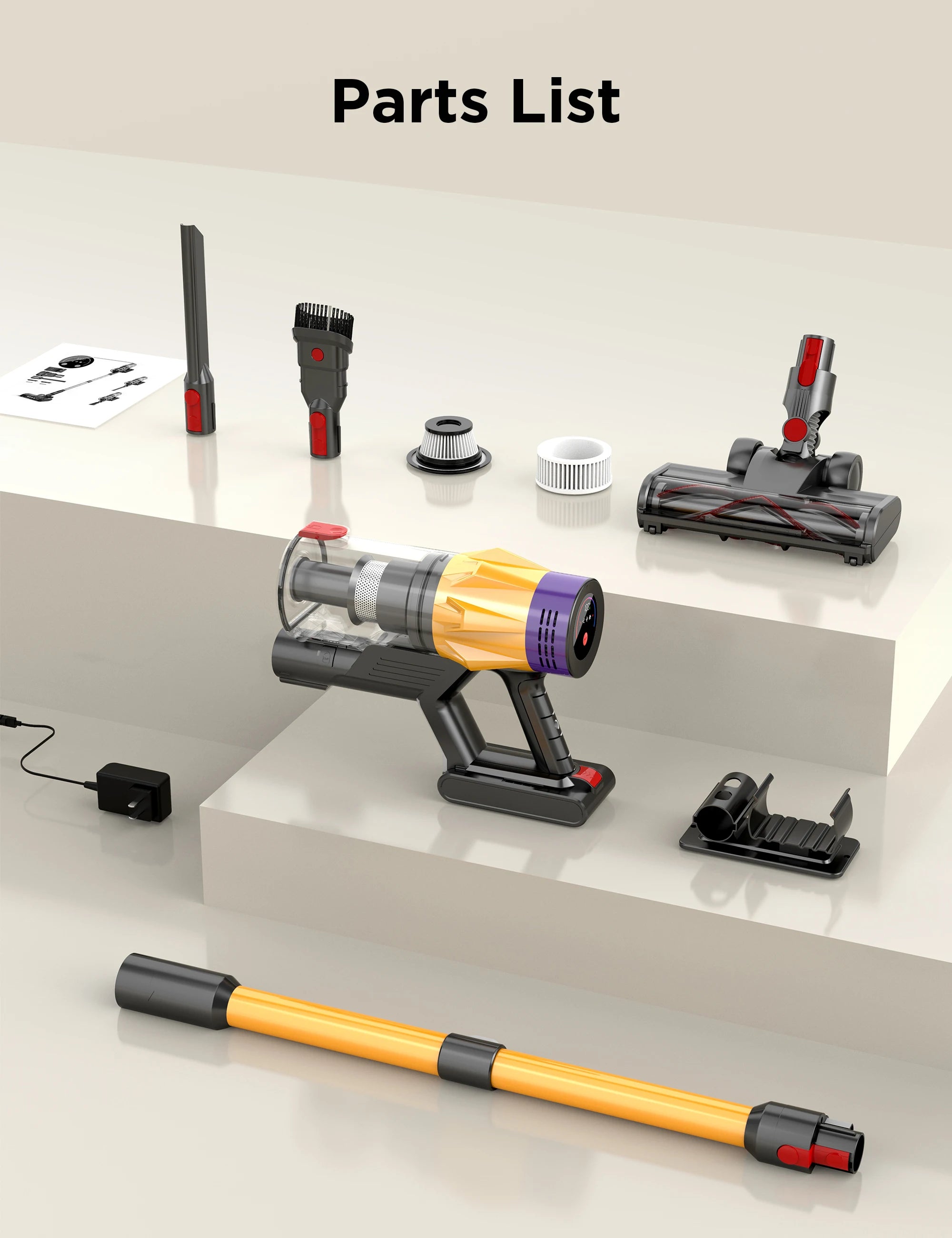 Cordless Stick Vacuum Cleaner 550W