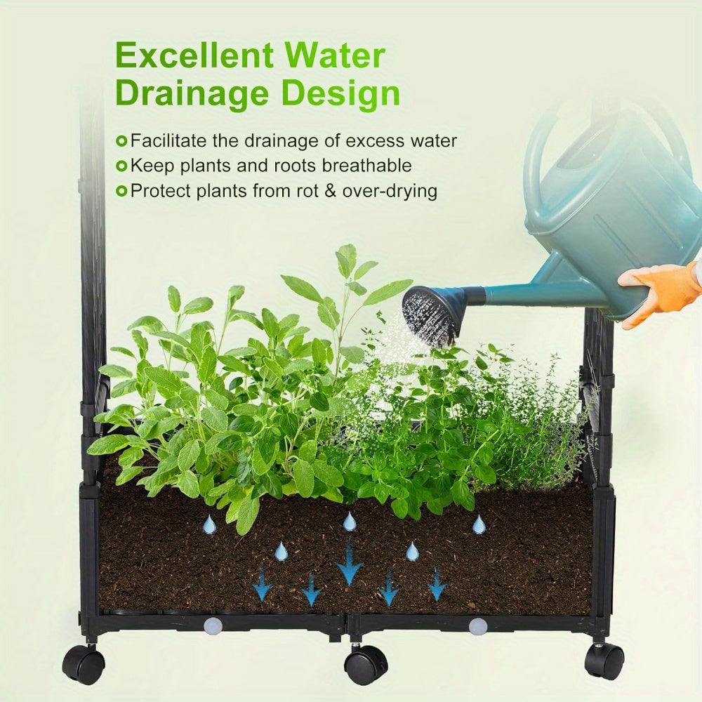 Self-Watering Trellis Planter Box