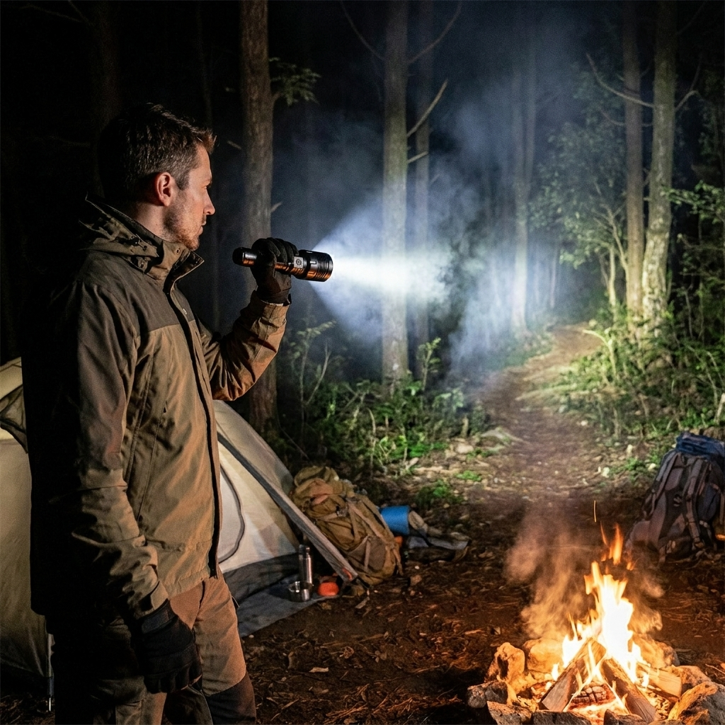T103 Pro Flashlight lifestyle