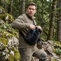 Tactical Single Shoulder Sling Bag in use